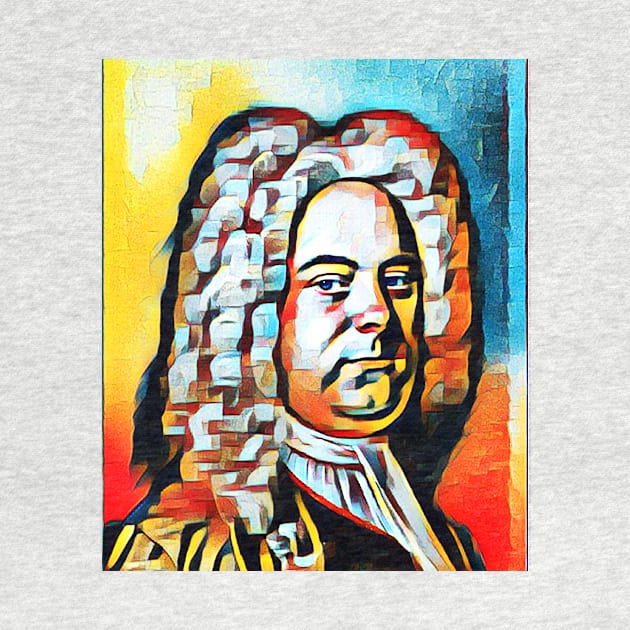 George Frideric Handel Abstract Portrait | George Frideric Handel Artwork 2 by JustLit